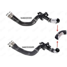 İbraş Turbo Hortumu Küçük Dacıa Dokker-Lodgy-Duster-Captur-Clıo Iv 1.2 Tce Plastik Parça Hariç