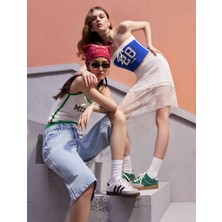 Koton Midi Dantel Etek Asimetrik Kesim