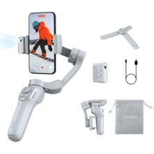 Xcore Akıllı Telefon Görüntü Sabitleyici Gimbal L7C Pro Plus + Manyetik Aı Takip Modülü