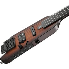 Donner Hush-X Headless Traveller Sunburst Elektro Gitar Seti