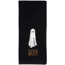 Baveno Home %100 Pamuk Ikili 40X66 cm Halloween Desenli El & Yüz Havlu Seti Baveno