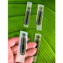 Gönülden Tasarım 6 x 1 cm 4 Adet  Ütü Ile Yapışan I Harfi Arma Dikiş Aksesuarı