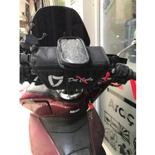 Dot Cycle Telefon Tutuculu Motosiklet Gidon Çantası / Maxi Scooter