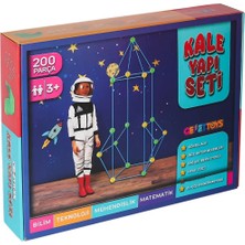 Alışveriş Devi KYS-001 Kale Yapı Seti 200 Parça -Gepettoys