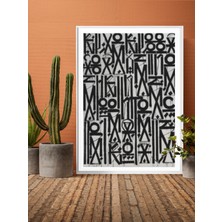 Decotorium Çerçeveli Tablo Abstract Serisi Mdf Tablo ABS/003