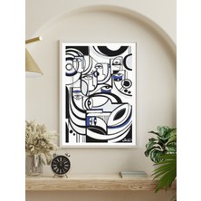Decotorium Çerçeveli Tablo Abstract Serisi Mdf Tablo ABS/002
