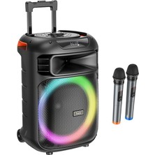 Hoco Ha5 Winner Mikrofonlu Bluetooth Kablosuz Hoparlör - Siyah