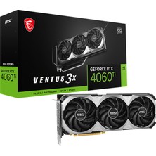 MSI Geforce Rtx 4060 Tı Ventus 3x E 8g Oc 128BIT