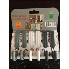 Royaleks Group 6'lı Çok Amaçlı Pratik Askı Sert Plastik ROYALEKS-GMP-799-OP-8