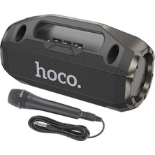 Hoco Ha3 Mikrofonlu Bluetooth Kablosuz Hoparlör - Siyah