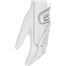 Puma Womens Microgrip Flex Left Hand Glove  M White-Quarry - Kadın Golf Eldiveni Sol El Beyaz Medium