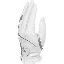 Puma Womens Microgrip Flex Left Hand Glove S White-Quarry - Kadın Golf Eldiveni Sol El Beyaz Small