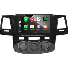 Navxcel Toyota Hilux Android Carplay Multimedya 2005-2008 Manuel Klima 6gb Ram + 128GB Hafıza + 8 Çekirdek
