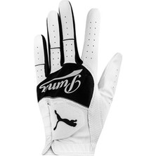 Puma Youth Top Flex Lh Glove S White/black - Golf Eldiveni Siyah Beyaz Small