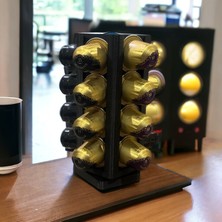 Byk Design Nespresso ve Starbucks Uyumlu Kapsül Kahve Tutucu - Hareketli Dönebilen Kapsül Kahve Standı Kaps