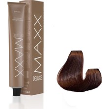 Maxx Deluxe Tüp Boya 7.73 Yoğun Karamel 60 Ml X 3 Adet + Sıvı Oksidan 3 Adet