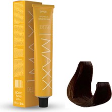 Maxx Deluxe Tüp Boya 6.3 Koyu Kumral Dore 60 Ml X 3 Adet + Sıvı Oksidan 3 Adet