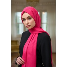 İpekhan Yaz Işıltısı Koleksiyonu İpeksi Jakar Şal Pembe 9016-04