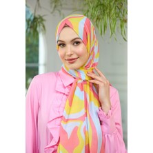 İpekhan Yaz Işıltısı Koleksiyonu Soft Şal Pembe Turuncu 3044-11