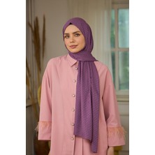 İpekhan Yaz Işıltısı Koleksiyonu İpeksi Jakar Şal Gül Kurusu 9017-14