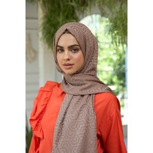 İpekhan Yaz Işıltısı Koleksiyonu İpeksi Jakar Şal Vizon 9013-16