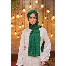 İpekhan Yaz Işıltısı Koleksiyonu İpeksi Jakar Şal Zümrüt 9014-12
