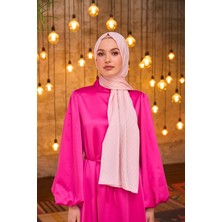 İpekhan Yaz Işıltısı Koleksiyonu İpeksi Jakar Şal Şeker Pembe 9015-02