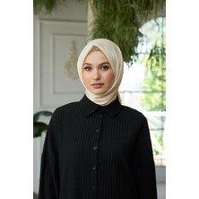 İpekhan Düz Desen Vual Eşarp Somon Vual Ipek Eşarp -  10100-22