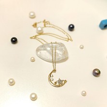 Altın Ofisi Ayyıldız Kolye 14 Ayar Altın  Hd Videolu