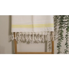AQUATOLIA Bambu Saray Peştemal - %100 Pamuk- 100X180- Peştemal- Plaj Havlusu- Çizgi Desen