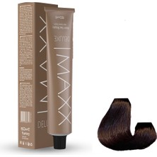 Maxx Deluxe Tüp Boya 5.77 Bitter Çikolata 60 Ml X 3 Adet + Sıvı Oksidan 3 Adet
