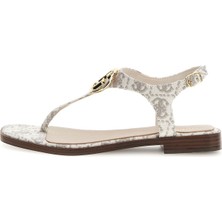 Guess Gri Kadın Sandalet Düz Topuklu Şık Tasarım Kadınlar İçin Rahat Kullanım FLJMIRFAL03GREY