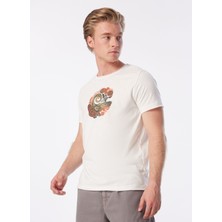Blackspade Yuvarlak Yaka Düz Beyaz Erkek T-Shirt 10641