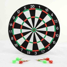 Tasaryum Çift Taraflı 30 cm Dart Tahtası ve 4 Adet Ok Metal Iğne Uçlu