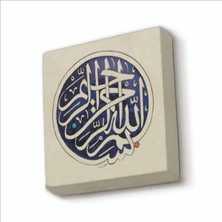 Sadrazam Besmele Baskılı Doğaltaş MAGNETKH-026BUZDOLABI Süsü