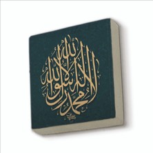 Sadrazam Kelime-I Tevhid Baskılı Doğaltaş MAGNETKH-047BUZDOLABI Süsü