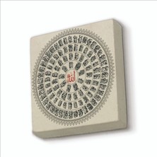 Sadrazam Esma-Ül Hüsna Baskılı Doğaltaş MAGNETKH-138BUZDOLABI Süsü