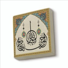 Sadrazam Besmele Baskılı Doğaltaş MAGNETKH-024BUZDOLABI Süsü