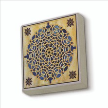 Sadrazam Çini Desen Baskılı Doğaltaş MAGNETKD-022BUZDOLABI Süsü