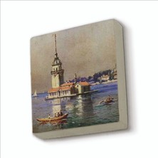 Sadrazam Kız Kulesi Baskılı Doğaltaş MAGNETKRT-017BUZDOLABI Süsü