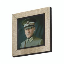 Baksepete Atatürk Baskılı Mdf MAGNETKRT-102BUZDOLABI Süsü