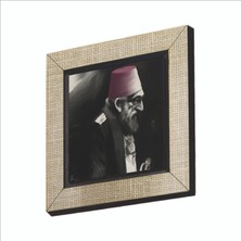 Sadrazam 2. Abdülhamid Baskılı Mdf MAGNETKRT-097BUZDOLABI Süsü