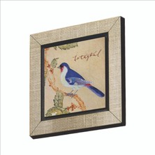 Sadrazam Istanbul Kuşu Baskılı Mdf MAGNETKRT-068BUZDOLABI Süsü