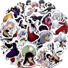 Pengfu Shop Td Zw Japonya Anime Inuyasha Karikatür Çıkartmalar Su Geçirmez Çıkartması Dizüstü Motosiklet Bagaj Snowboard Buzdolabı Araba Sticker (Yurt Dışından)