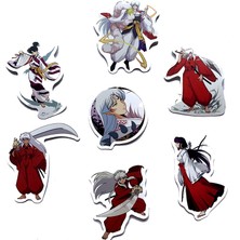 Pengfu Shop Td Zw Japonya Anime Inuyasha Karikatür Çıkartmalar Su Geçirmez Çıkartması Dizüstü Motosiklet Bagaj Snowboard Buzdolabı Araba Sticker (Yurt Dışından)