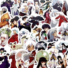 Pengfu Shop Td Zw Japonya Anime Inuyasha Karikatür Çıkartmalar Su Geçirmez Çıkartması Dizüstü Motosiklet Bagaj Snowboard Buzdolabı Araba Sticker (Yurt Dışından)