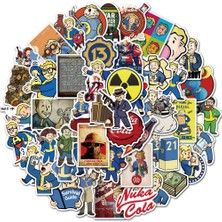 Pengfu Shop 30 Adet Rastgele Stil Adet Oyun Fallout Etiketler Pipboy Bavul Dizüstü Bagaj Kaykay Motosiklet Buzdolabı Çıkartması Anime Etiketler Pegatinas (Yurt Dışından)