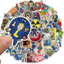 Pengfu Shop 30 Adet Rastgele Stil Adet Oyun Fallout Etiketler Pipboy Bavul Dizüstü Bagaj Kaykay Motosiklet Buzdolabı Çıkartması Anime Etiketler Pegatinas (Yurt Dışından)