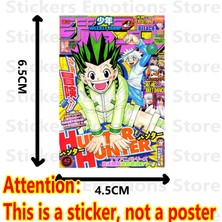 Pengfu Shop 50 Adet E Tarzı Adet Mix Japonya Anime Çıkartmalar Poster Haiykuu Avcısı × Avcı Demon Slayer Telefon Dizüstü Bilgisayar Çıkartmaları Kaykay Bavul Çocuk Oyuncak (Yurt Dışından)