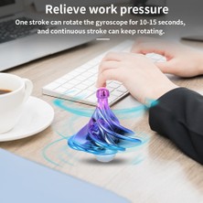 Pengfu Shop Altın Tarzı Spinner Gyro Oyuncak Atalet Parmak Ucu Dublör Jiroskop Çocuklar Için Renkli Gyro Fidget Rüzgarla Çalışan Gyro Oyuncaklar Çocuk Yetişkin Antistres (Yurt Dışından)